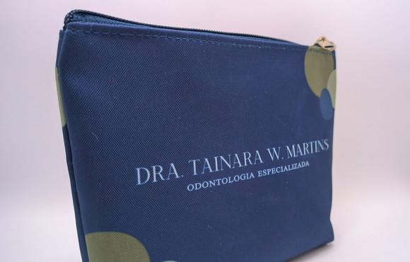 Necessaire Odontologia 18cm Azul 003