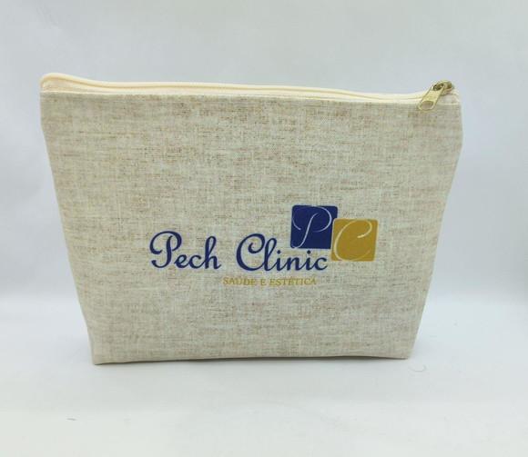 Necessaire Odontologia 18cm Estampa Linho