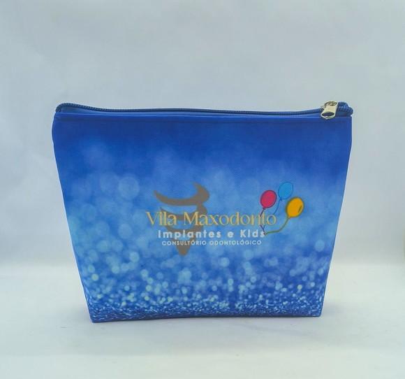 Necessaire Odontologia ou Dentista 18cm Azul 003