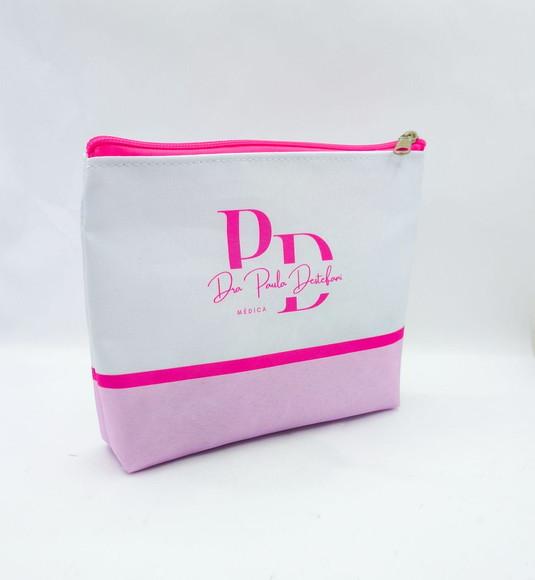 Necessaire Odontologia ou Dentista 18cm Rosa