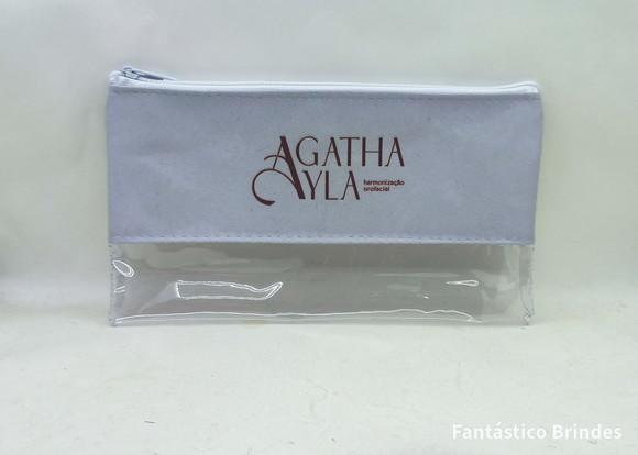 Necessaire Pvc 22 cm x 12 cm em Pvc