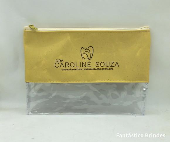 Necessaire Pvc 22 x 15 cm em Pvc ( Frente e Verso )