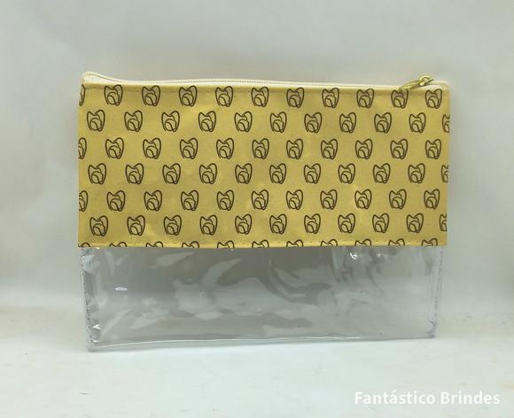 Necessaire Pvc 22 x 15 cm em Pvc ( Frente e Verso )