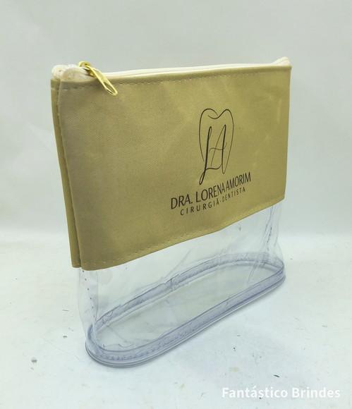 Necessaire Pvc 22cm x 15 cm em Pvc ( com Fundo)