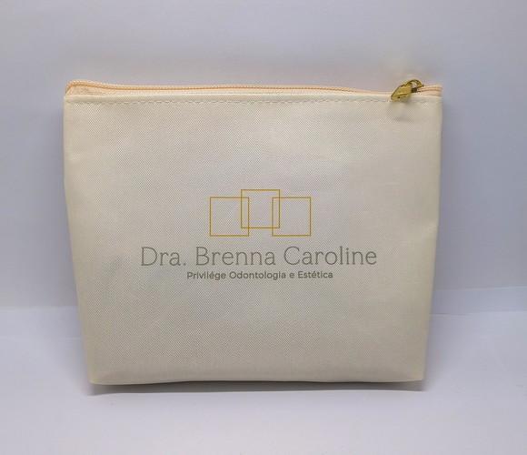 Necessaire Tema Odontologia com 22 cm Marfim