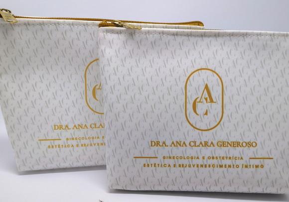 Necessaire Tema Odontologia Modelo 25 cm Branca 001