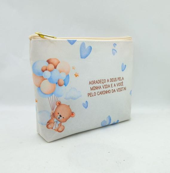 Necessaire Ursinho Baloeiro - Maternidade ou Chá de Bebe