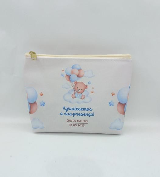 Necessaire Ursinho Baloeiro - Maternidade ou Chá de Bebe