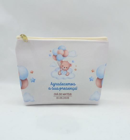 Necessaire Ursinho Baloeiro - Maternidade ou Chá de Bebe