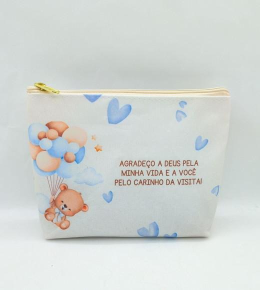 Necessaire Ursinho Baloeiro - Maternidade ou Chá de Bebe