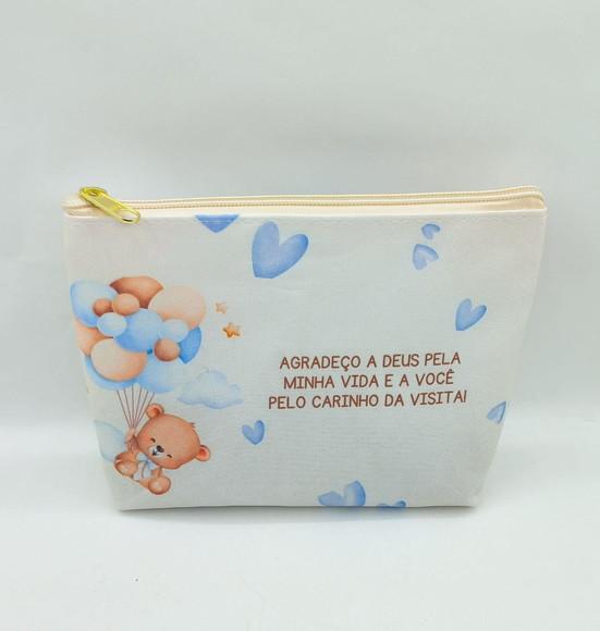 Necessaire Ursinho Baloeiro - Maternidade ou Chá de Bebe