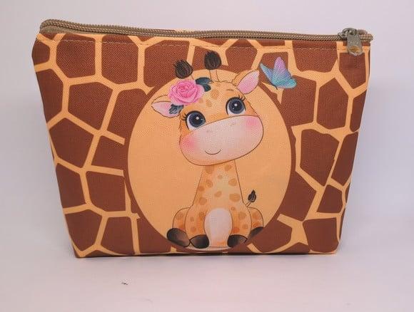 Kit Necessaire Festa Girafa Cute
