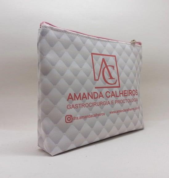 Necessaire Comercial Odontologia 18cm Mod Branca 007