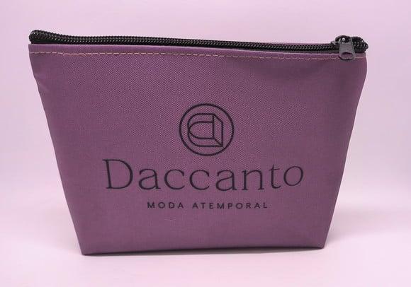 Necessaire Comercial Odontologia 18cm Mod Branca com Vinho