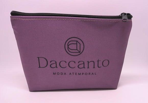 Necessaire Comercial Odontologia 18cm Mod Branca com Vinho