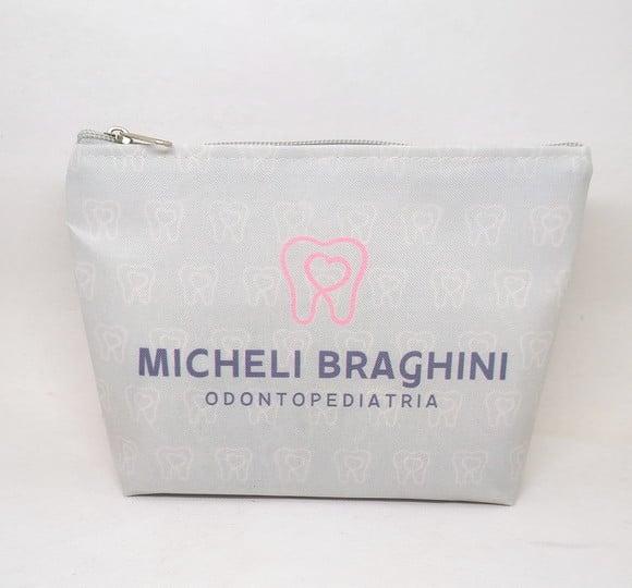 Necessaire Comercial Odontologia Modelo 18cm Cinza 004