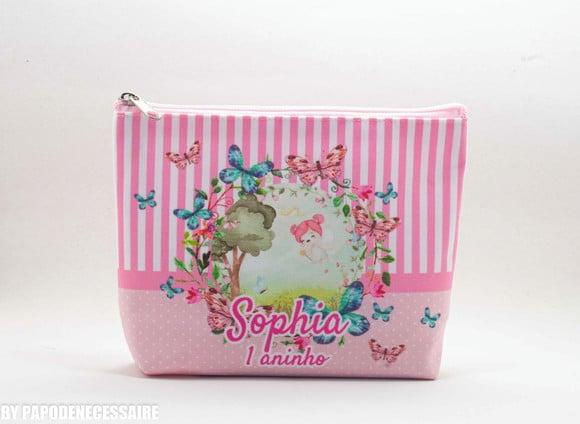 Necessaire Festa Jardim Fadas