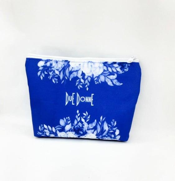 Necessaire Floral Azul