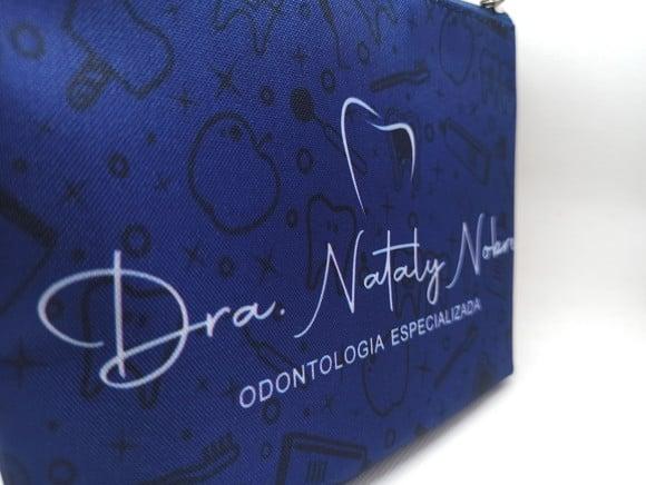 Necessaire Odontologia 18cm Azul Marinho 003