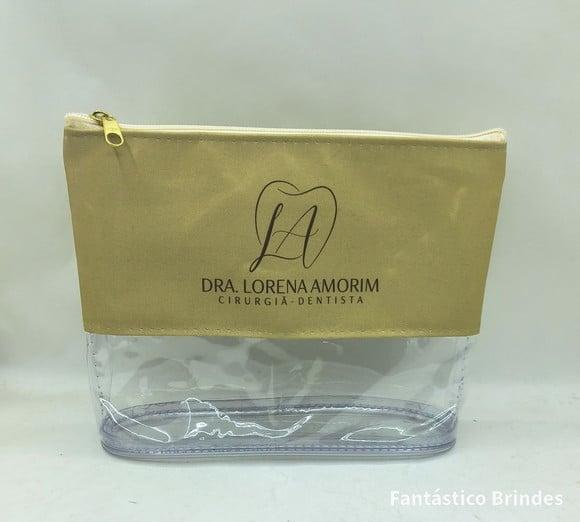 Necessaire Pvc 22cm x 15 cm em Pvc ( com Fundo)