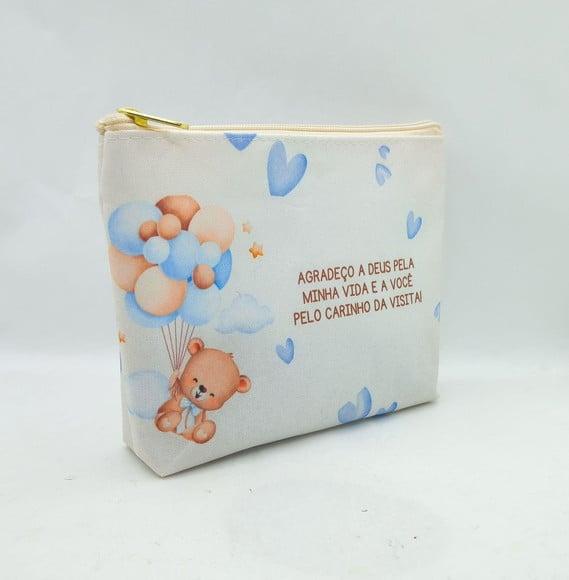 Necessaire Ursinho Baloeiro - Maternidade ou Chá de Bebe