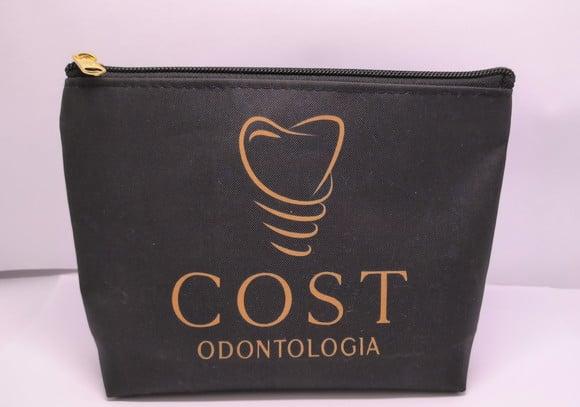Carteira Comercial Odontologia Modelo 25 cm Preta 003