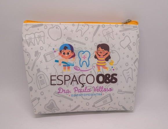 Necessaire Comercial Odontologia 18cm Mod Branca 010