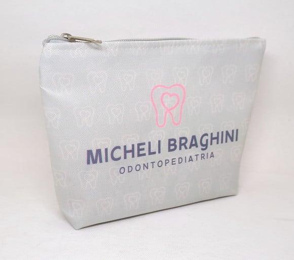 Necessaire Comercial Odontologia Modelo 18cm Cinza 005