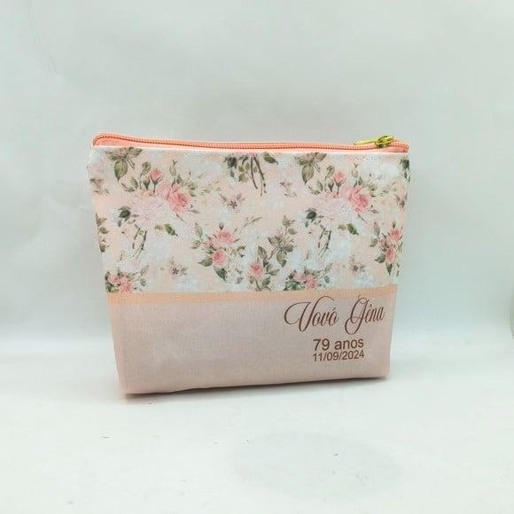 Necessaire Floral - com Nome Individualmente