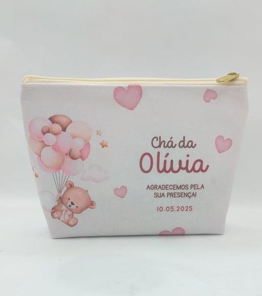 Necessaire Ursinha Baloeiro - Maternidade ou Chá de Bebe
