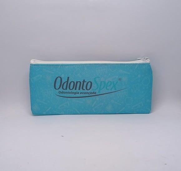 Carteira Comercial Odontologia Modelo 25 cm x 9cm Azul