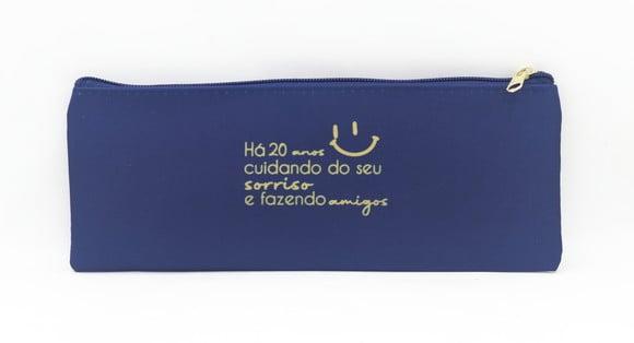 Carteira Odontologia Modelo 25 cm x 9cm - Azul Marinho