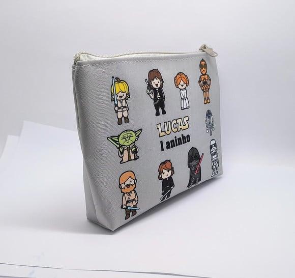 Kit Necessaire Festa Star Wars + Porta Moedas
