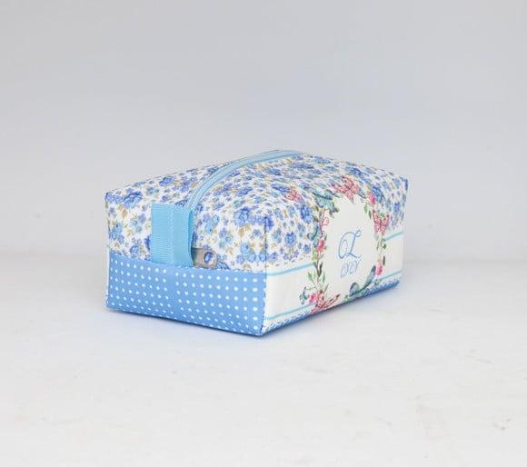 Mini Necessaire Box Jardim Encantado