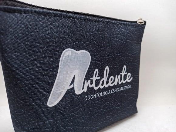 Necessaire Comercial Odontologia 18cm Preta Mod V 001