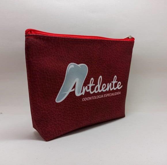Necessaire Comercial Odontologia 18cm Vermelha Mod V 001