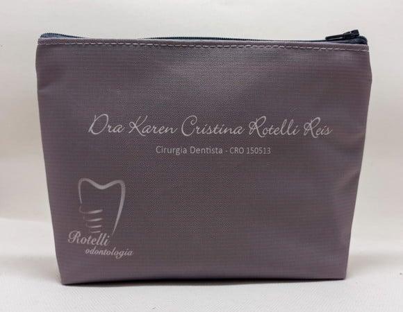 Necessaire Comercial Odontologia Modelo 18cm Cinza 002