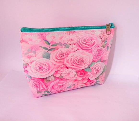 Necessaire Floral Rosas 001