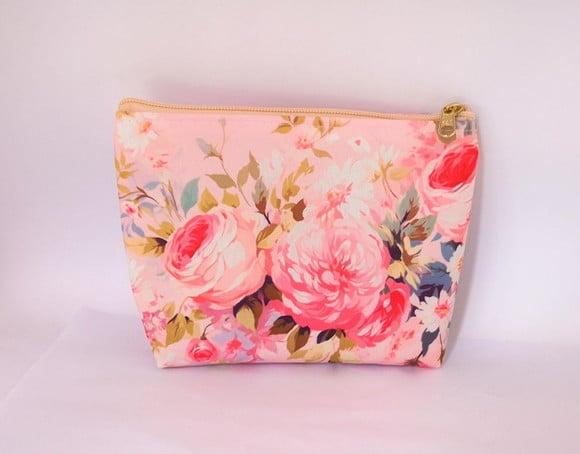 Necessaire Floral Salmão 001