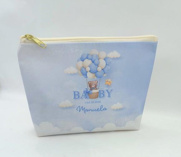 Necessaire Ursinho Baloeiro - Maternidade ou Chá de Bebe