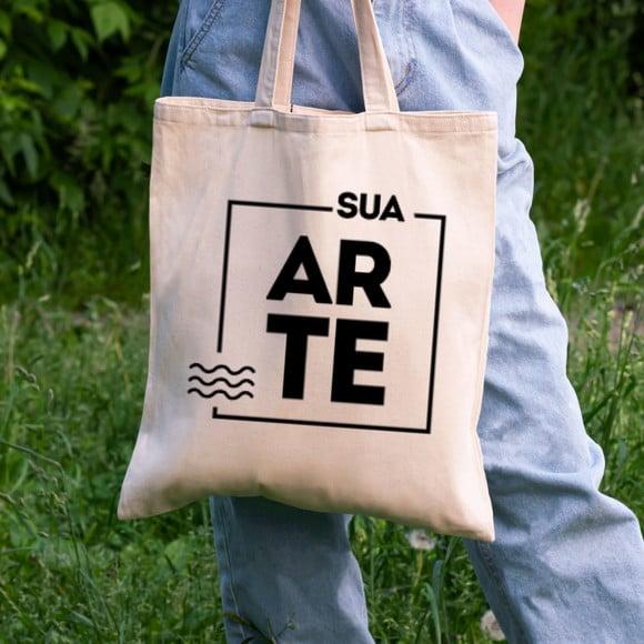 Sacola Algodão Cru 30x40 - Personalizada Arte 20 x 29