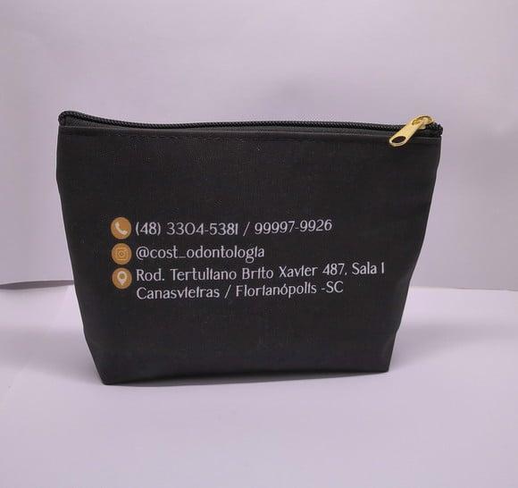 Carteira Comercial Odontologia Modelo 25 cm Preta 003