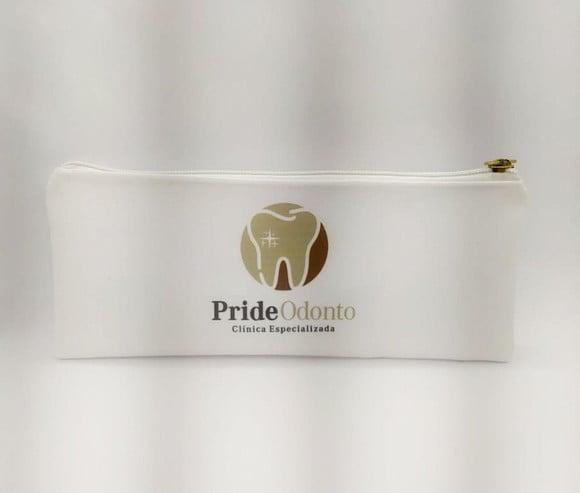 Carteira Odontologia Modelo 25 cm x 9cm Branca 006