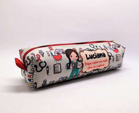 Estojo Personalizado Enfermagem ( Nome Individual)