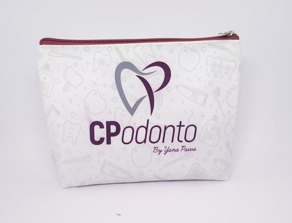 Necessaire Comercial Odontologia 18cm Mod Branca 0013