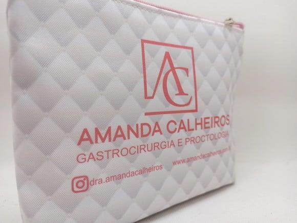 Necessaire Comercial Odontologia 18cm Mod Branca 007