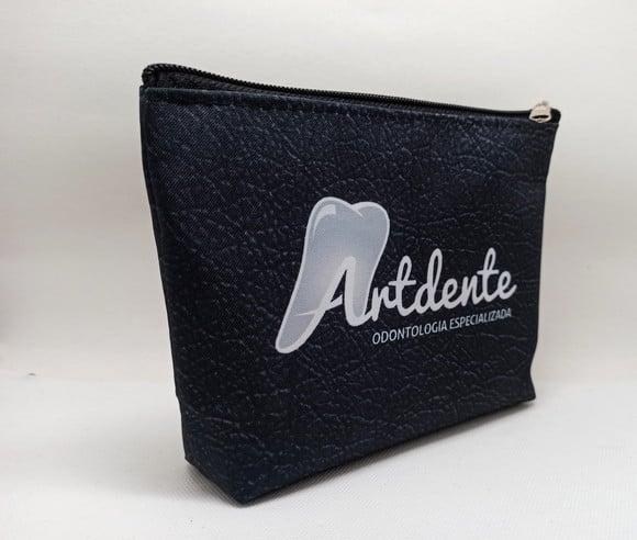 Necessaire Comercial Odontologia 18cm Preta Mod V 001