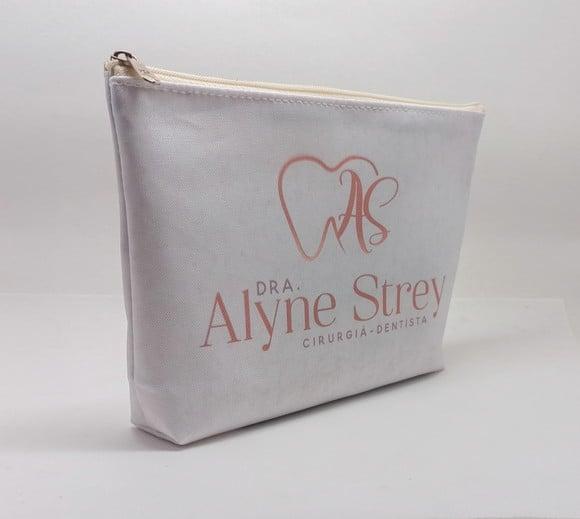 Necessaire Comercial Odontologia Modelo 18cm Granito Cinza