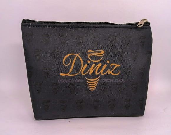 Necessaire Odontologia 18cm - Modelo Preta com Marca Dágua