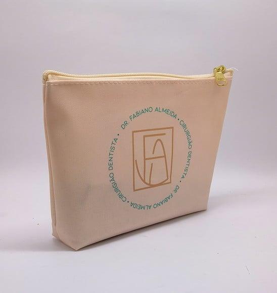 Necessaire Tema Odontologia com 22 cm Bege 001